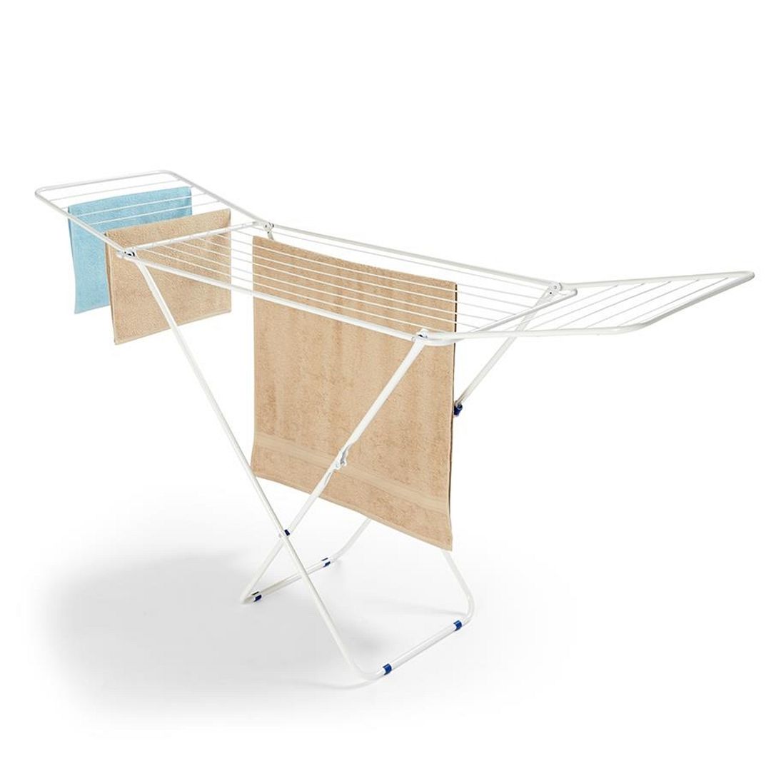 Winged Clothes Airer Dryer Expandable Foldable Clothes Horse Rack Lightweight eBay